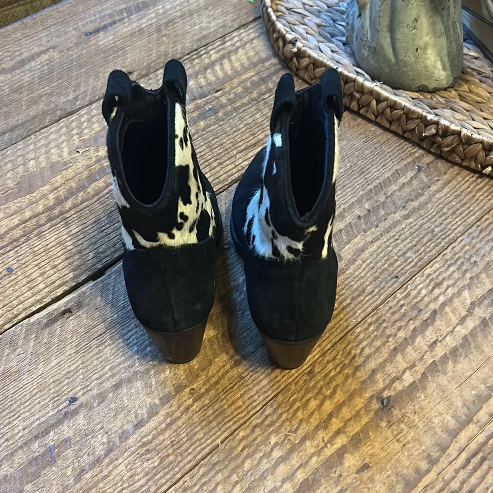Nasty Gal Cow Does It Feel Suede Pony Hair Boots